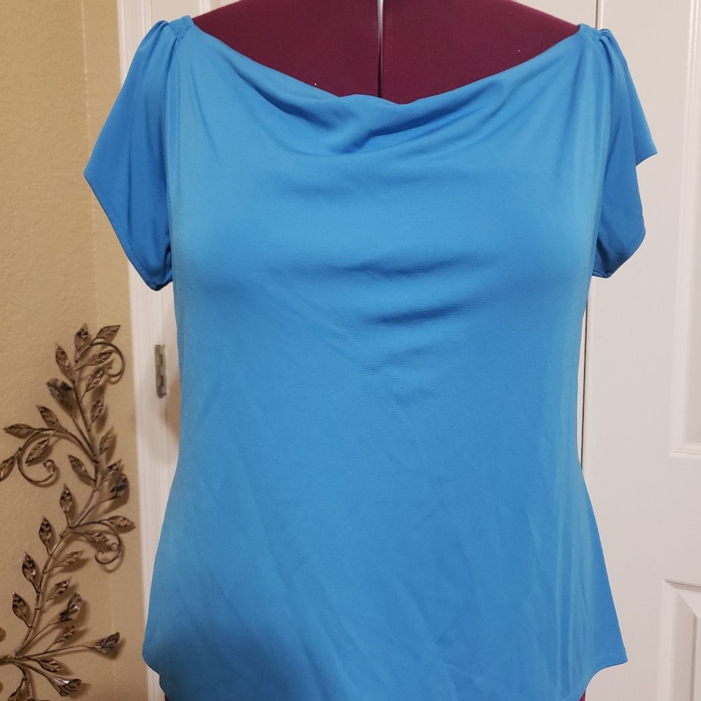 Blue Valerie Stevens Blouse